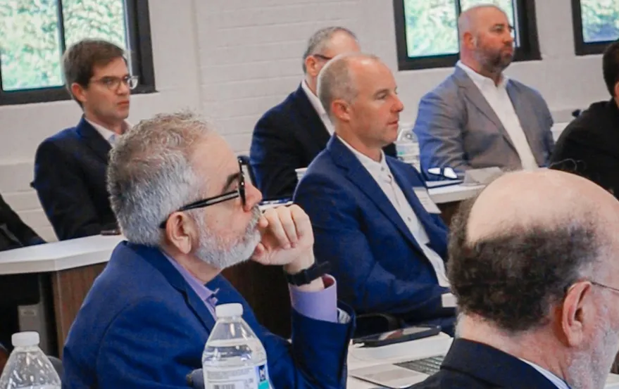 Successful family owned company meeting